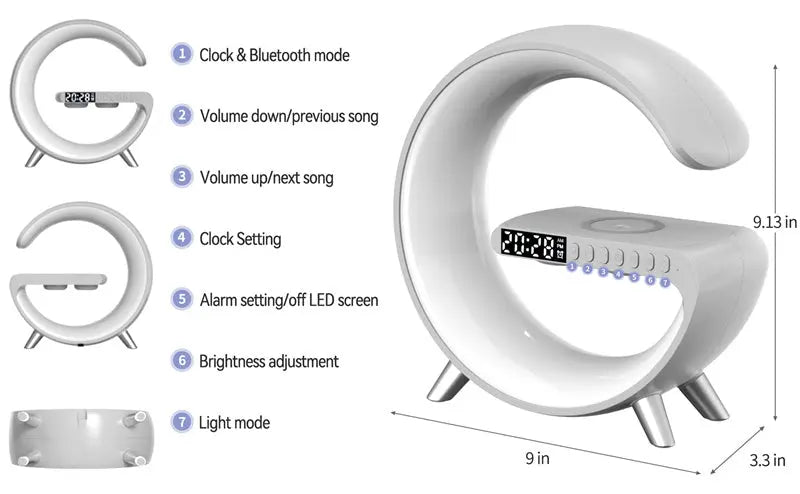 Bluetooth Speaker Wireless Charger Lamp My StoreI bought three.