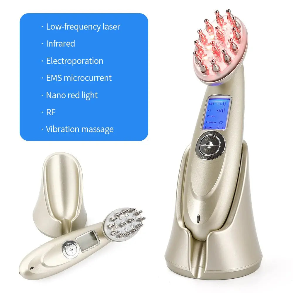 Electric Laser Hair Growth Comb Infrared EMS RF Vibration Massager Microcurrent Hair Care Hair Loss Treatment Hair Regrowth My StoreI bought three.