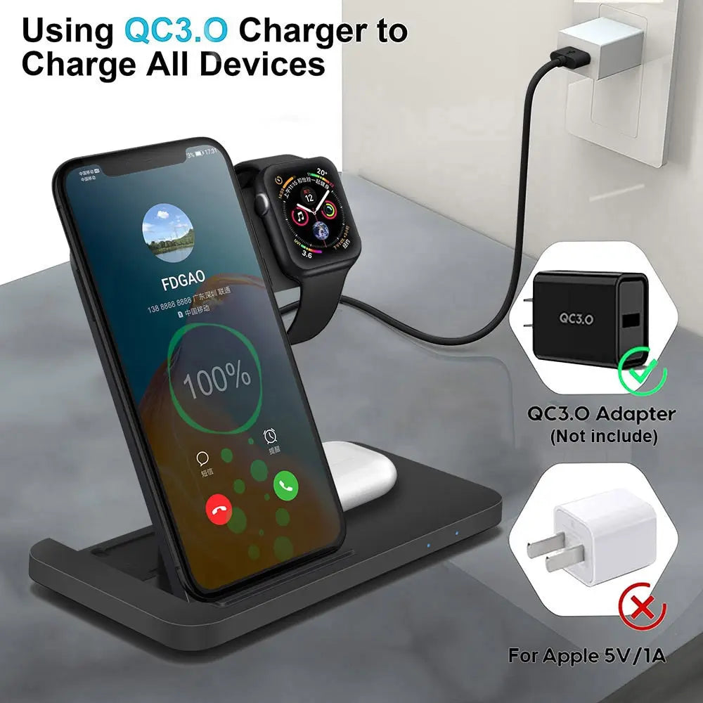 3in1 Wireless Fast Charger Dock Station My StoreI bought three.