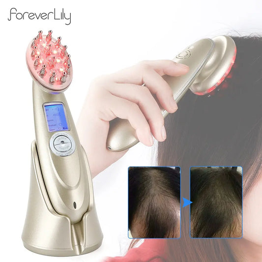 Electric Laser Hair Growth Comb Infrared EMS RF Vibration Massager Microcurrent Hair Care Hair Loss Treatment Hair Regrowth My StoreI bought three.