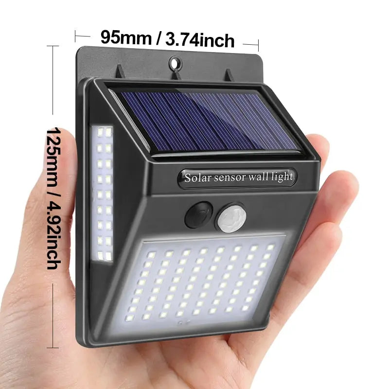 Garden Solar Lamp PIR Motion Sensor LED Solar Light Solar Powered By Sunlight Waterproof for Outdoor Wall Street Decoration My StoreI bought three.