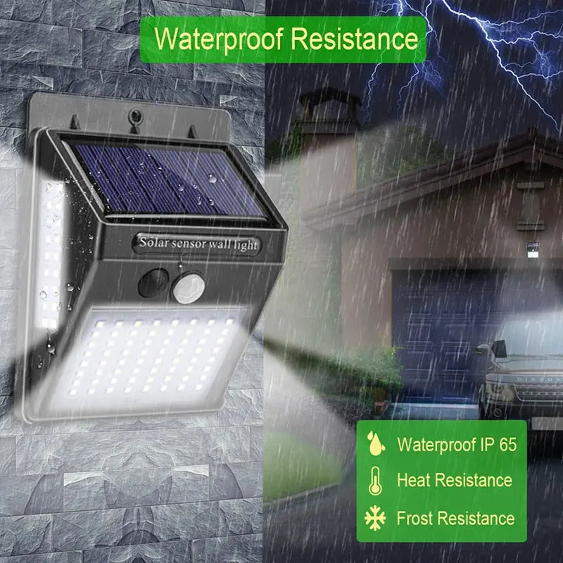 Garden Solar Lamp PIR Motion Sensor LED Solar Light Solar Powered By Sunlight Waterproof for Outdoor Wall Street Decoration My StoreI bought three.