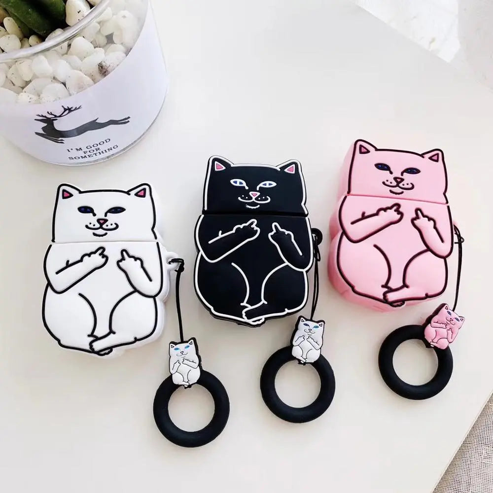 Cartoon Cat AirPods Case My StoreI bought three.