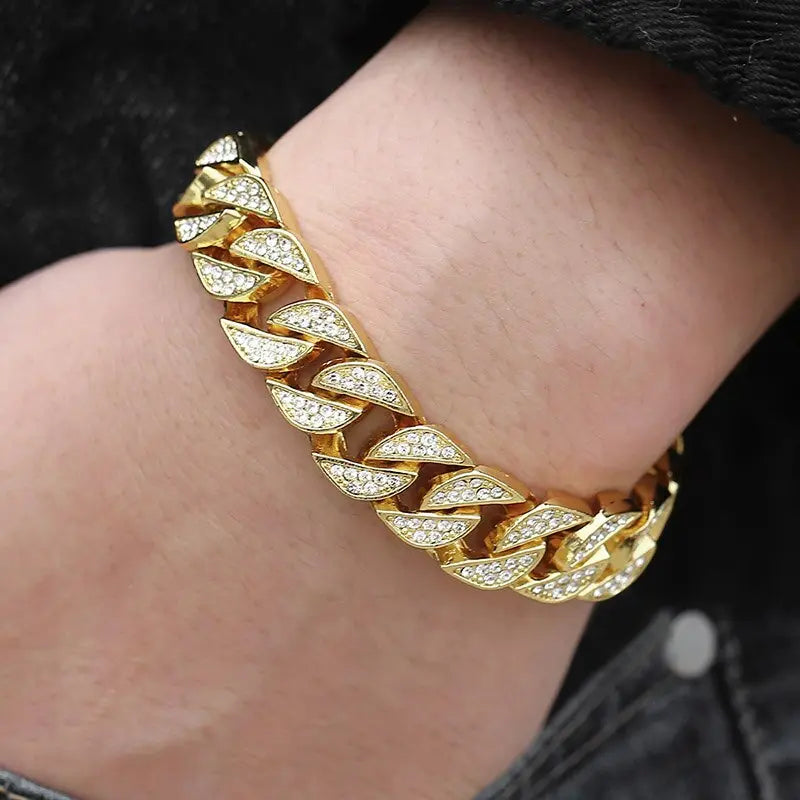 Miami Gold Curb Cuban Bracelet My StoreI bought three.