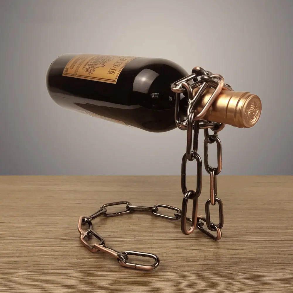 Magic Iron Chain Wine Bottle Holder My StoreI bought three.