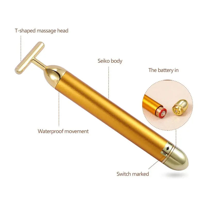 Energy 24K Gold T Beauty Bar Facial Roller Massager My StoreI bought three.