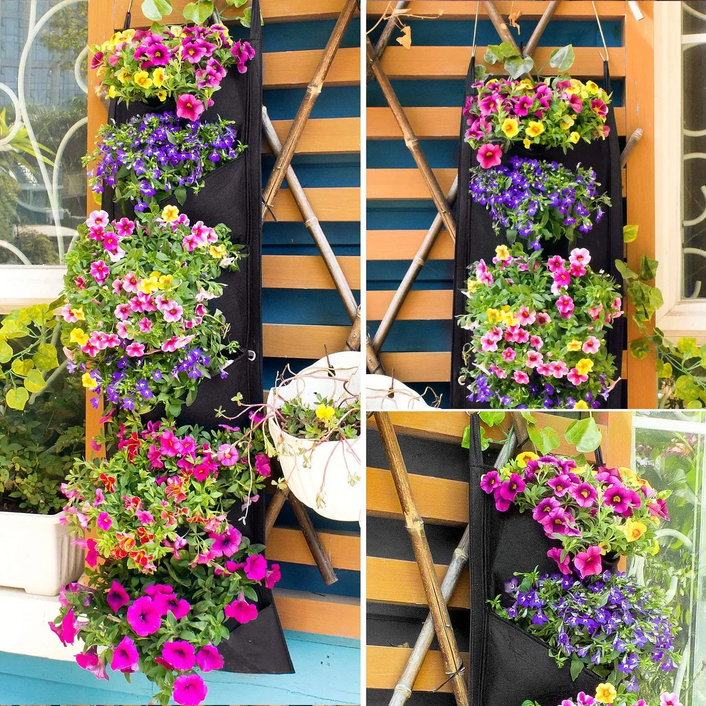 Vertical Hanging Garden Flower Pots My StoreI bought three.