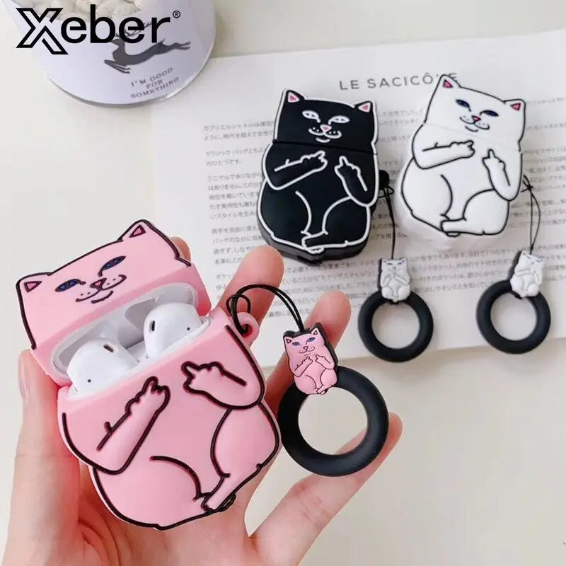 Cartoon Cat AirPods Case My StoreI bought three.