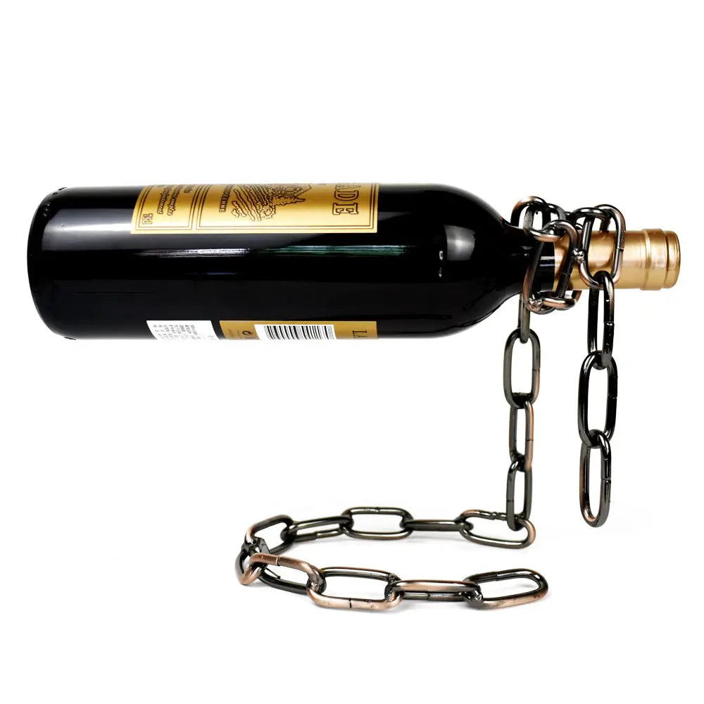 Magic Iron Chain Wine Bottle Holder My StoreI bought three.